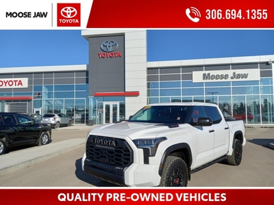 Used 2023 Toyota Tundra Hybrid Limited LOCAL TRADE WITH ONLY 15,719 KMS, HARD TO FIND TRD PRO PACKAGE for Sale in Moose Jaw, Saskatchewan