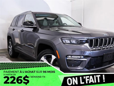 Used Jeep Grand Cherokee 4xe 2022 for sale in Terrebonne, Quebec