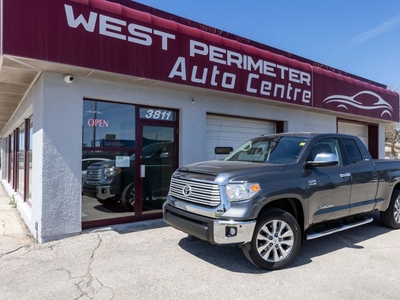Used 2017 Toyota Tundra 4WD Double Cab 5.7L Limited for Sale in Winnipeg, Manitoba