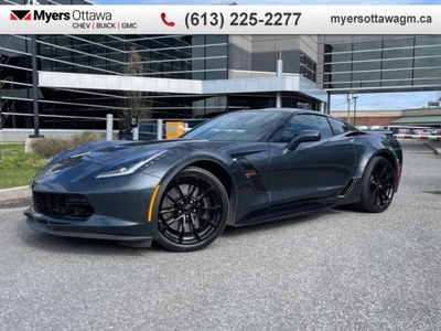 Used 2019 Chevrolet Corvette Grand Sport 1LT GRAND SPORT COUPE, 1LT, SHAWDOW GREY, HERITAGE PACKAGE for Sale in Ottawa, Ontario