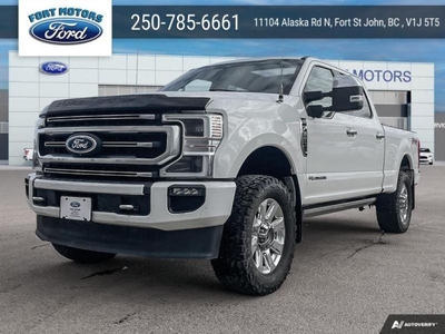 Used 2020 Ford F-350 Super Duty Platinum - Leather Seats for Sale in Fort St John, British Columbia