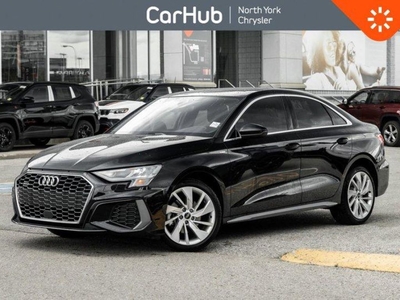 Used 2023 Audi A3 Sedan Progressiv Sunroof Active Assists Heated Seats Ambient Lighting for Sale in Thornhill, Ontario