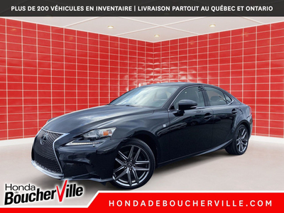 2014 Lexus IS 250 AWD, INTERIEUR DE CUIR ROUGE