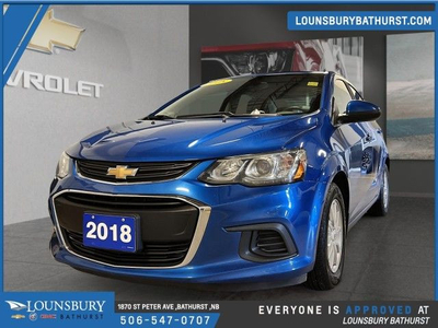 2018 Chevrolet Sonic LT-Winter Tires Included