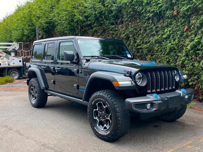 2021 Jeep Wrangler 4xe Unlimited Rubicon 4Xe PHEV + 4X4/LEATHER/