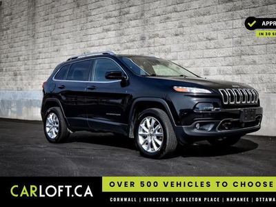2015 Jeep Cherokee LIMITED - Leather Seats - Bluetooth