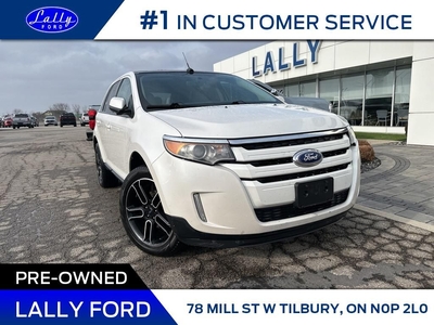 Used 2013 Ford Edge SEL, AWD, Moonroof, Nav, Leather/suede!! for Sale in Tilbury, Ontario