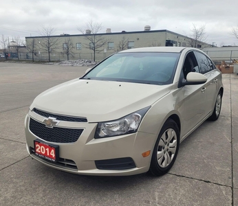 Used 2014 Chevrolet Cruze Automatic, Low km, 4 door,3 Year warranty availabl for Sale in Toronto, Ontario