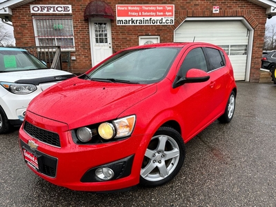 Used 2016 Chevrolet Sonic LT Turbo Sunroof FM/XM Bluetooth Backup Cam A/C for Sale in Bowmanville, Ontario