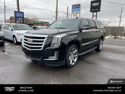 Used 2019 Cadillac Escalade ESV Premium Luxury ONE OWNER - CLEAN CARFAX for Sale in Bolton, Ontario
