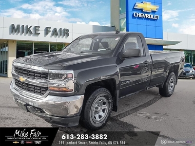 Used 2018 Chevrolet Silverado 1500 LT keyless entry,rear bumper cornersteps,climate control,power outside mirrors for Sale in Smiths Falls, Ontario