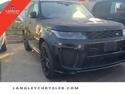 Used 2020 Land Rover Range Rover Sport SVR Locally Driven Loaded for Sale in Surrey, British Columbia