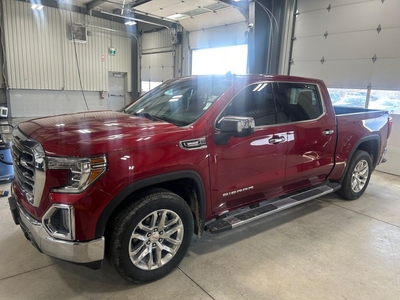 Used 2021 GMC Sierra 1500 BEAUTIFUL RED, 4WD, LEATHER, SLT, LOW KMS. WO for Sale in Tilbury, Ontario