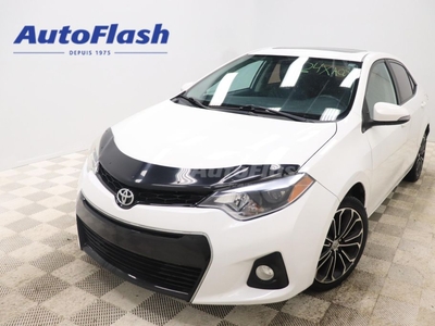 Used 2014 Toyota Corolla S, BLUETOOTH, CAMERA, TOIT, DEMARREUR for Sale in Saint-Hubert, Quebec