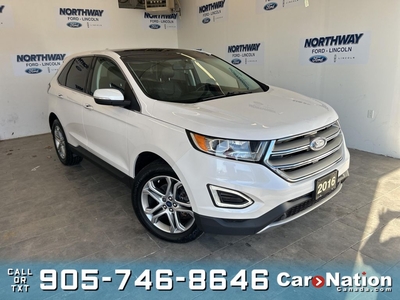 Used 2016 Ford Edge TITANIUM LEATHER PANO ROOF NAV PWR LIFTGATE for Sale in Brantford, Ontario
