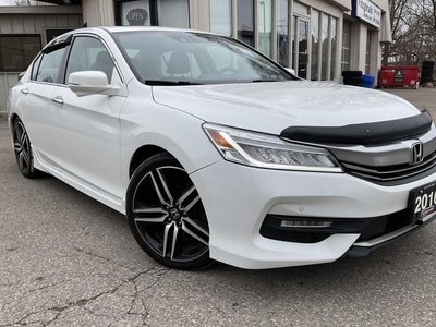 Used 2016 Honda Accord TOURING - LEATHER! NAV! BACK-UP/BLIND-SPOT CAM! SUNROOF! for Sale in Kitchener, Ontario