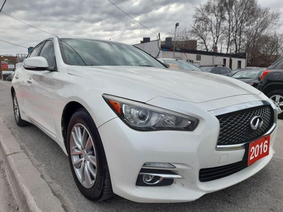 Used 2016 Infiniti Q50 AWD-128K-BK UP CAMERA-LEATHER-SUNROOF-REBUILT for Sale in Scarborough, Ontario