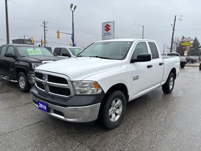 Used 2016 RAM 1500 4X4 Quad Cab ST ~Backup Cam ~Bluetooth ~Bench Seat for Sale in Barrie, Ontario