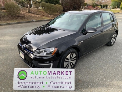 Used 2016 Volkswagen Golf e-Golf SE-ELECTRIC, NO PST, FINANCING, WARRANTY, INSPECTED W/BCAA MBSHP! for Sale in Surrey, British Columbia