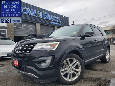 Used 2017 Ford Explorer LOCAL, LIMITED 4WD for Sale in Surrey, British Columbia