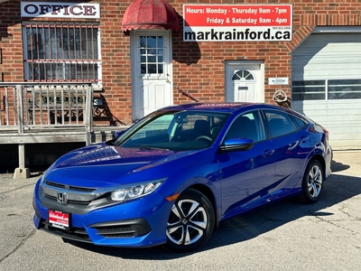 Used 2017 Honda Civic LX Heated Cloth Bluetooth Backup Cam Remote Start for Sale in Bowmanville, Ontario