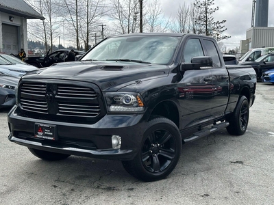 Used 2017 RAM 1500 Sport - Ventilated Leather Seats, Navi, Sunroof for Sale in Coquitlam, British Columbia