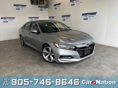 Used 2018 Honda Accord Sedan TOURING LEATHER SUNROOF NAVIGATION 1 OWNER for Sale in Brantford, Ontario