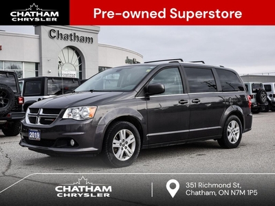 Used 2019 Dodge Grand Caravan Crew CREW NAVIGATION DVD SAFETY GROUP for Sale in Chatham, Ontario