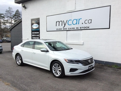 Used 2021 Volkswagen Passat Highline HIGHLINE!! LEATHER. SUNROOF. CARPLAY. BLUETOOTH. HEATED SE for Sale in North Bay, Ontario