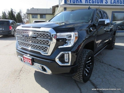 Used 2022 GMC Sierra 1500 LOADED DENALI-VERSION 5 PASSENGER 5.3L - V8.. 4X4.. CREW-CAB.. SHORTY.. NAVIGATION.. LEATHER.. HEATED SEATS & WHEEL.. POWER SUNROOF.. for Sale in Bradford, Ontario