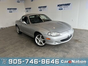 Used 2003 Mazda Miata MX-5 HARD TOP CONVERTIBLE 5 SPEED M/T LOW KMS for Sale in Brantford, Ontario