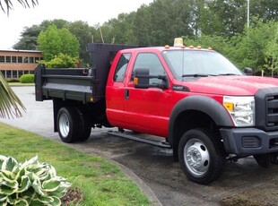 Used 2012 Ford F-450 SD Super Cab Dump Truck 4WD Dually with Plow for Sale in Burnaby, British Columbia