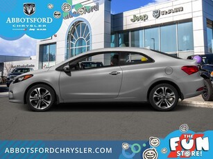 Used 2016 Kia Forte Koup SX - Heated Seats - Bluetooth - $76.78 /Wk for Sale in Abbotsford, British Columbia