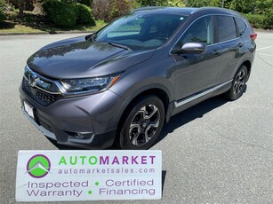 Used 2017 Honda CR-V TOURING AWD, CARPLAY, LOADED, FINANCING, WARRANTY, INSPECTED W/BCAA MBSHP! for Sale in Surrey, British Columbia