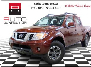Used 2017 Nissan Frontier PRO-4X - 4x4 - CREW CAB - NAV - MOONROOF - LEATHER - ACCIDENT FREE - LOCAL VEHICLE for Sale in Saskatoon, Saskatchewan