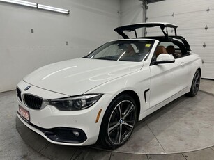 Used 2018 BMW 4 Series 430i CABRIOLET NAV LEATHER REAR CAM LOW KMS! for Sale in Ottawa, Ontario