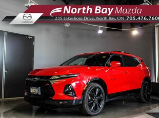 Used 2020 Chevrolet Blazer RS HEATED SEATS -- LEATHER INTERIOR -- ANDROID/APPLE CARPLAY for Sale in North Bay, Ontario