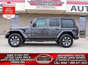 Used 2021 Jeep Wrangler UNLIMITED SAHARA EDITION 2.0T 4X4, LOADED & SHARP! for Sale in Headingley, Manitoba