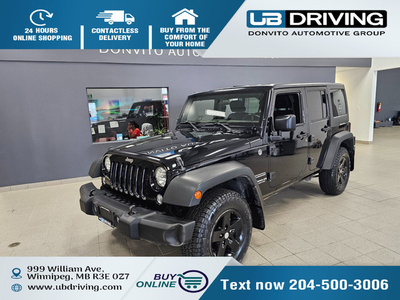 2015 Jeep Wrangler Unlimited Sport 4X4, BRAND NEW A/T TIRES