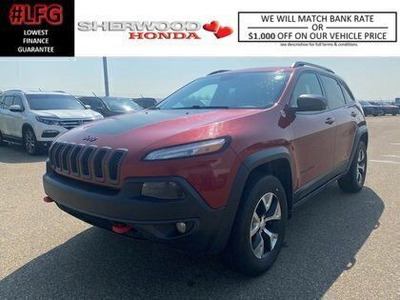 2017 Jeep Cherokee 4WD Trailhawk | REMOTE START | HEATED LEATHER