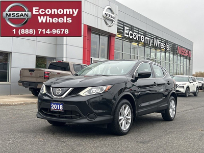 2018 Nissan Qashqai S FWD w/HtdSeats/Bluetooth/PwrWindows/PwrLo