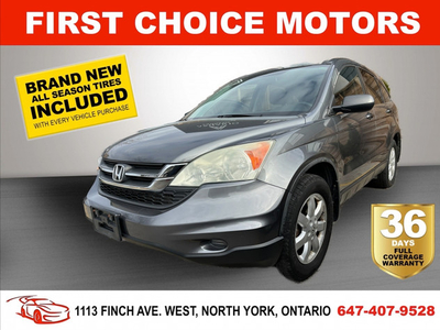 2010 HONDA CR-V LX 4WD ~AUTOMATIC, FULLY CERTIFIED WITH WARRANTY