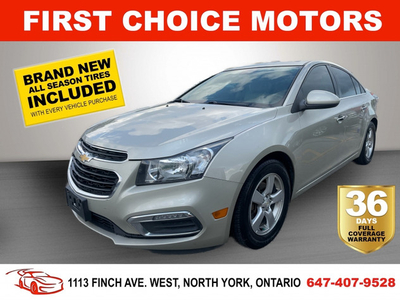 2015 CHEVROLET CRUZE 2LT ~AUTOMATIC, FULLY CERTIFIED WITH WARRAN