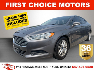 2014 FORD FUSION SE ~AUTOMATIC, FULLY CERTIFIED WITH WARRANTY!!!