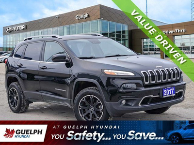 2017 Jeep Cherokee Limited 4WD | ONE OWNER | FULLY LOADED |S