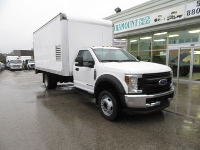 2018 Ford F-550 DOESEL 17 FT BOX WITH POWER RAIL GATE LIFT