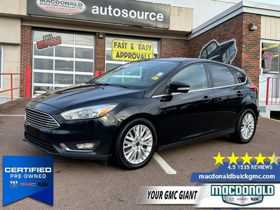 2018 Ford Focus Titanium - Certified - Leather Seats - $139 B/W