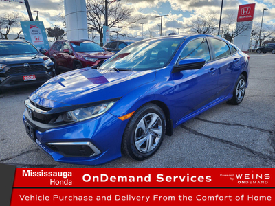 2019 Honda Civic LX /CERTIFIED/ ONE OWNER/ NO ACCIDENTS