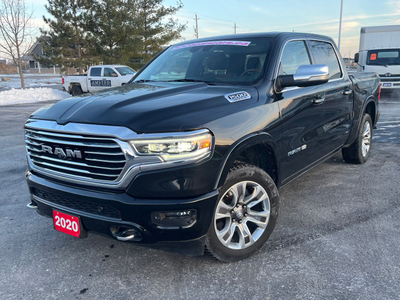 2020 RAM 1500 Longhorn 5.7L V8 HEMI WITH BROWN LEATHER SEATS,...