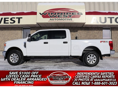 2022 Ford F-250 CREW FX4 4X4, 6.2L V8 LOADED, LOW KMS & CLEAN!